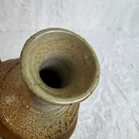 Artisan Studio Ceramic Clay Pottery Bud Vase Signed Jackie Brown 95' - Picture 4 of 7